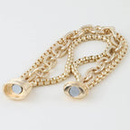 Triple Box Link Chain Bracelet