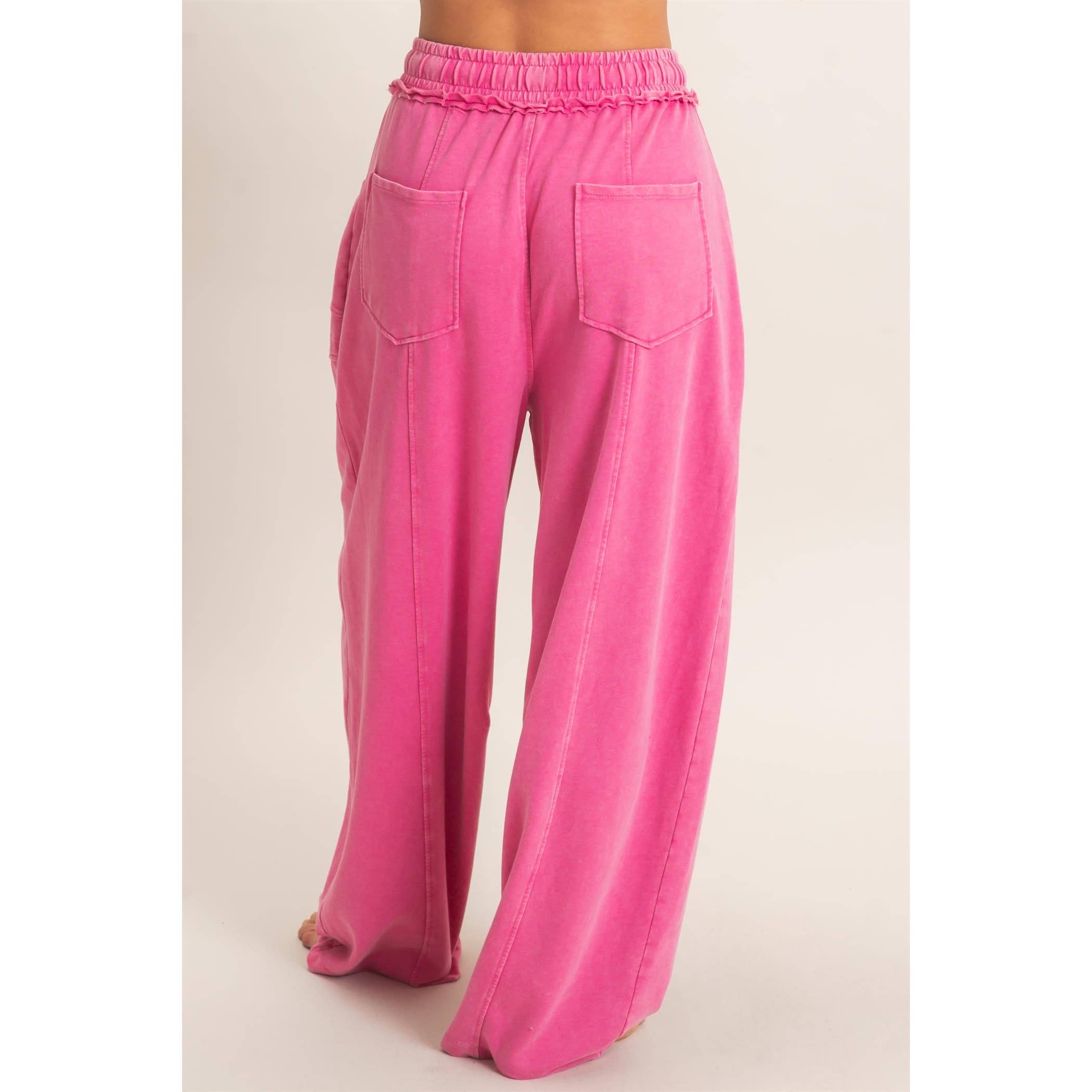 Mineral Washed Barrel Sweatpants