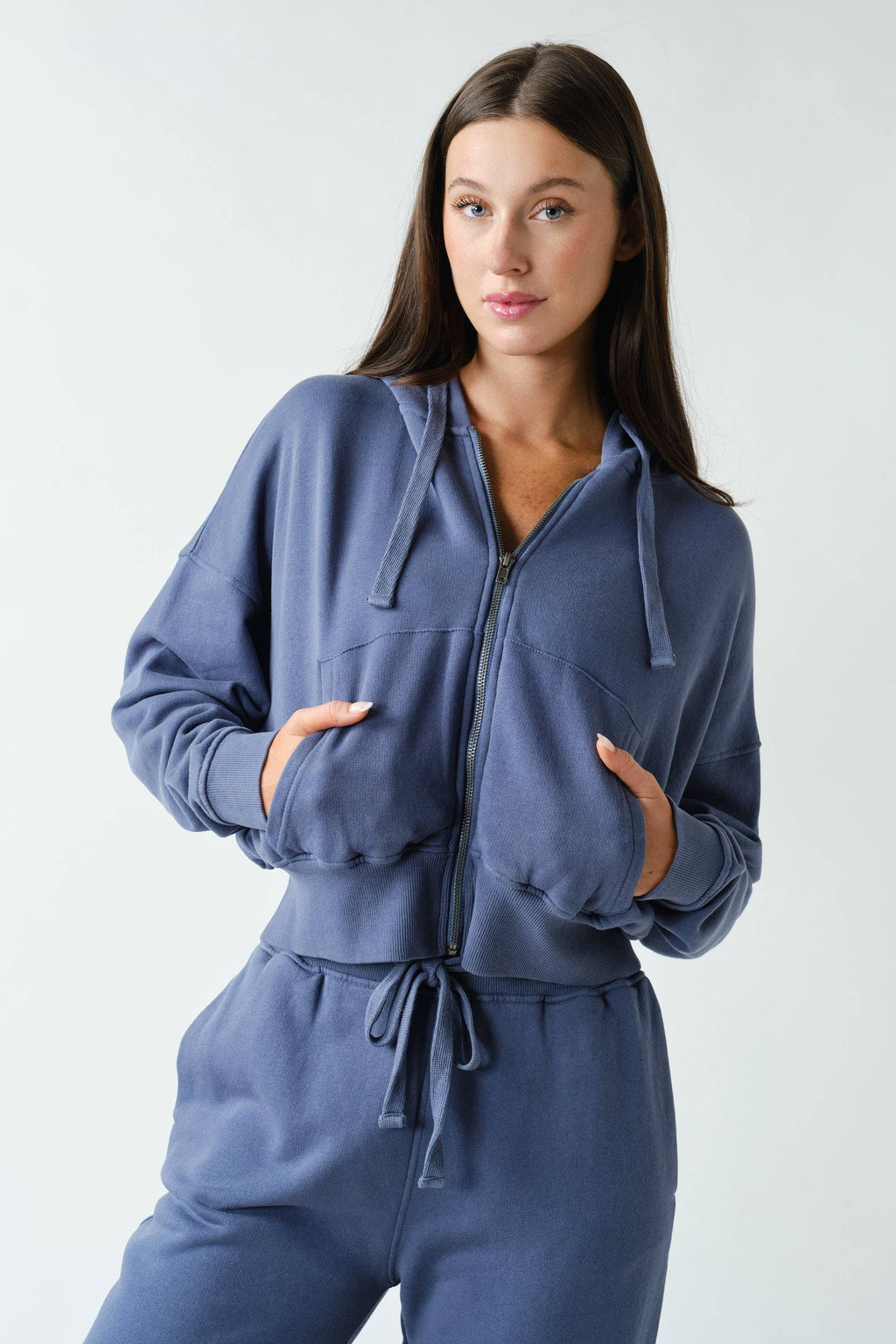 Urban Ease Mineral Wash Hoodie Jacket