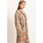 Tree Camouflage Zip-Up Hoodie