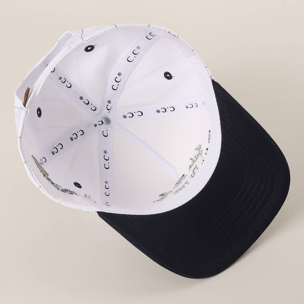 Take Me Out to the Ballgame Pinstripe Trucker Hat