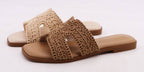 Braided Band Flat Sandals