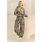 Printed French Terry Pants