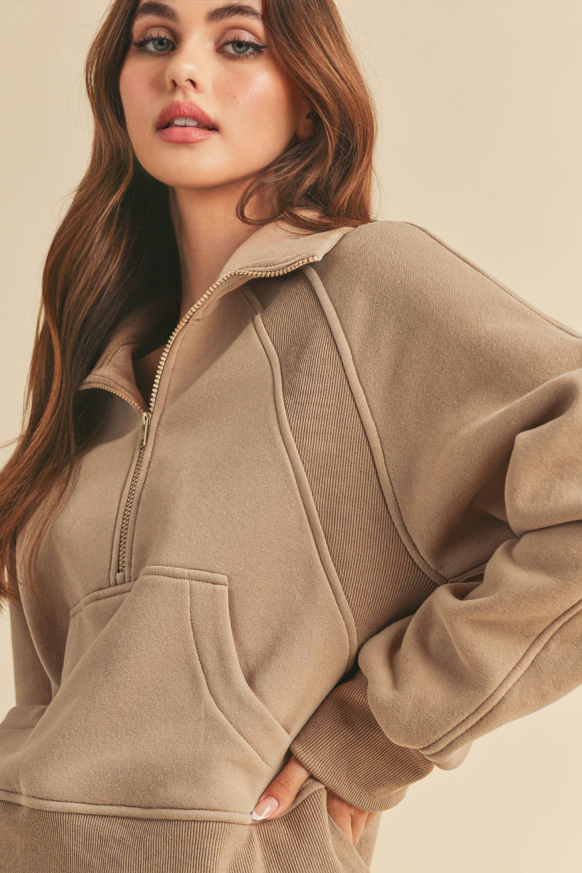 950CK Dove Funnel Neck Half Zip 6