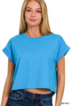 Cotton Short Sleeve Tee - Zenana