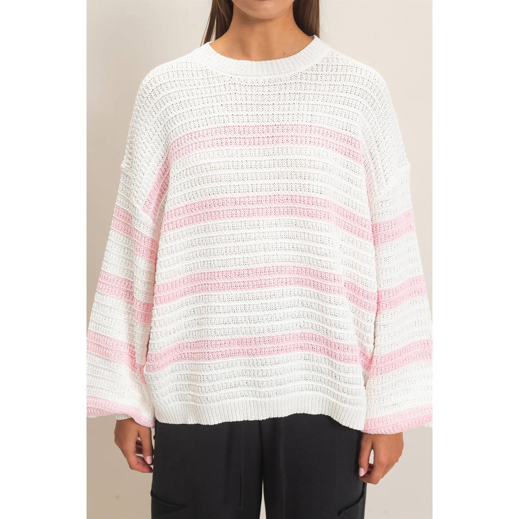 Striped Oversized Sweater
