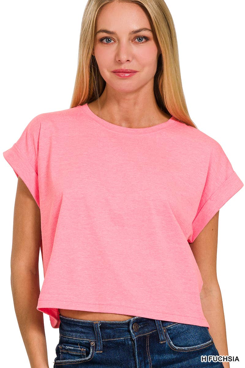 Cotton Short Sleeve Tee - Zenana