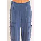 Mineral Wash Cargo Pocket Pants