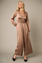 Pageant Season Satin Jumpsuit