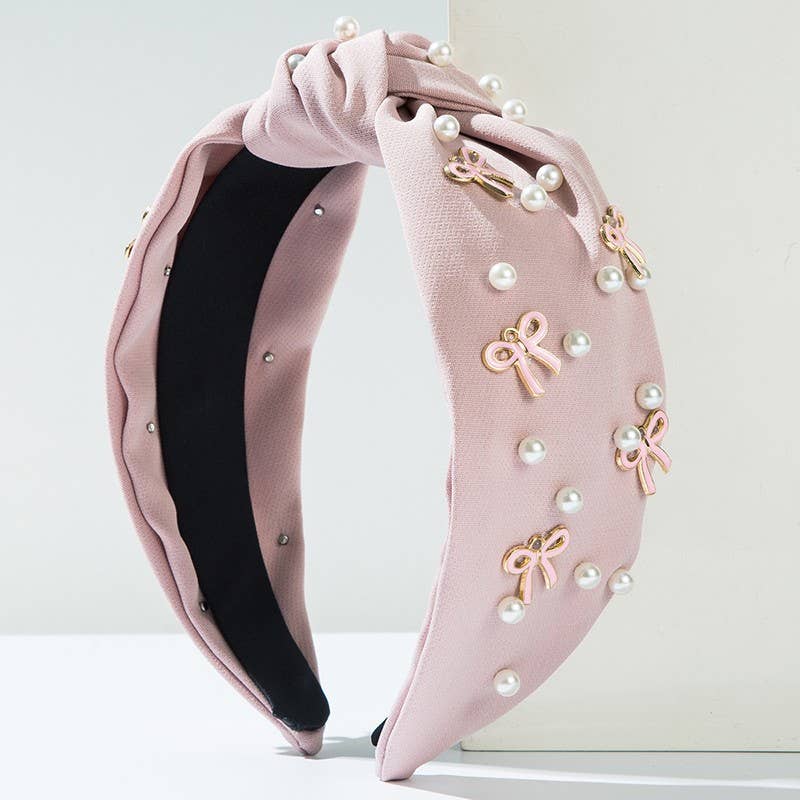Classy Bow + Pearl Headband