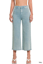 Acid Wash Denim Pants