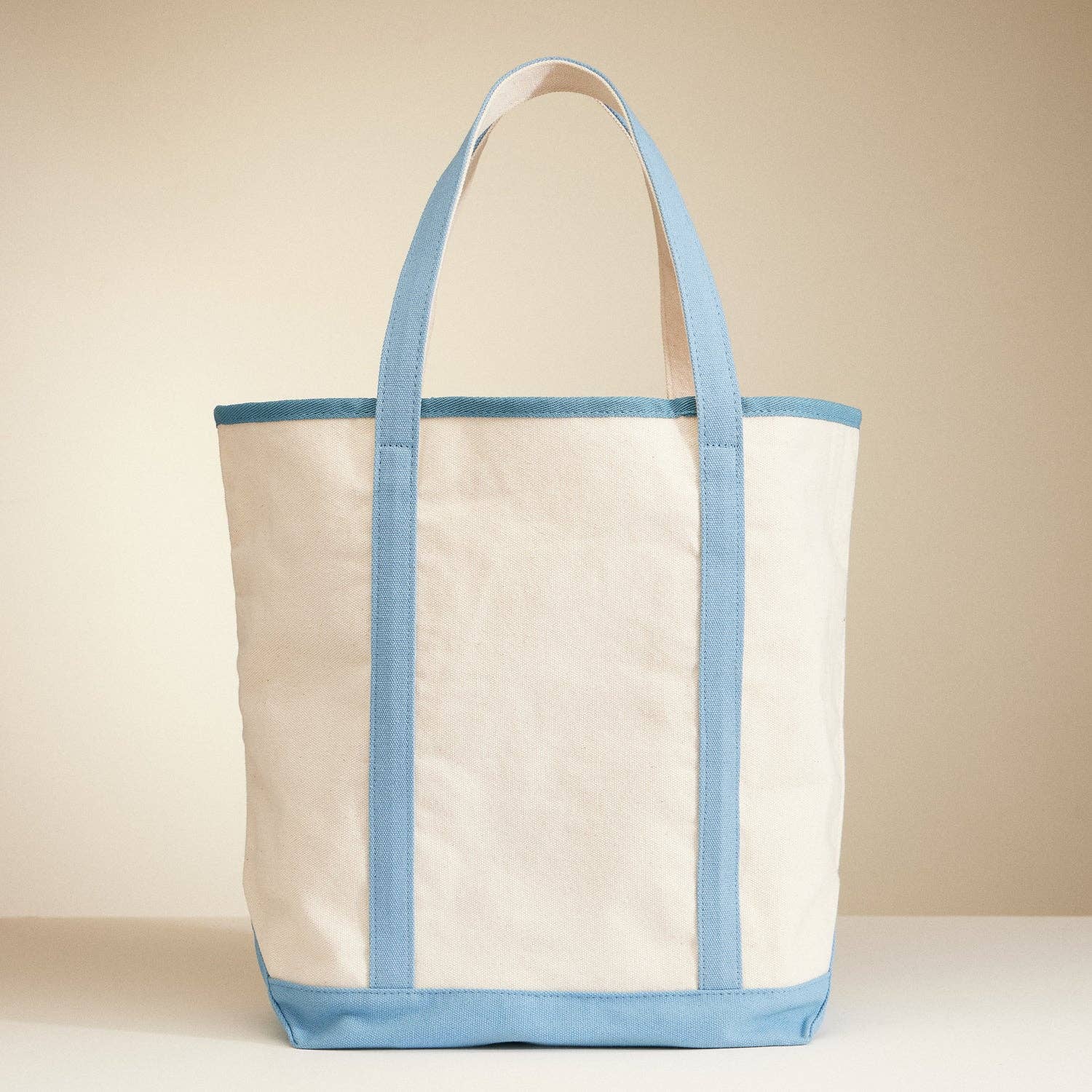 Large Nautical Print Canvas Tote | Beach Carry Bag