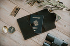 Personalized Leather Passport Cover, Leather Journal, Refillable Custom Notebook Travel Journal, Handmade Journal, Personalized Wedding Gift, Groomsmen Gift, Wedding Gift