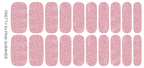 Pretty in Pink Shimmer | Light Baby Pink Glitter Nail Wraps