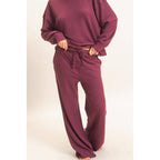 Brushed Waffle Drawstring Pants