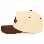C.C NASHVILLE Embroidered Letter Two Tone Trucker Hat