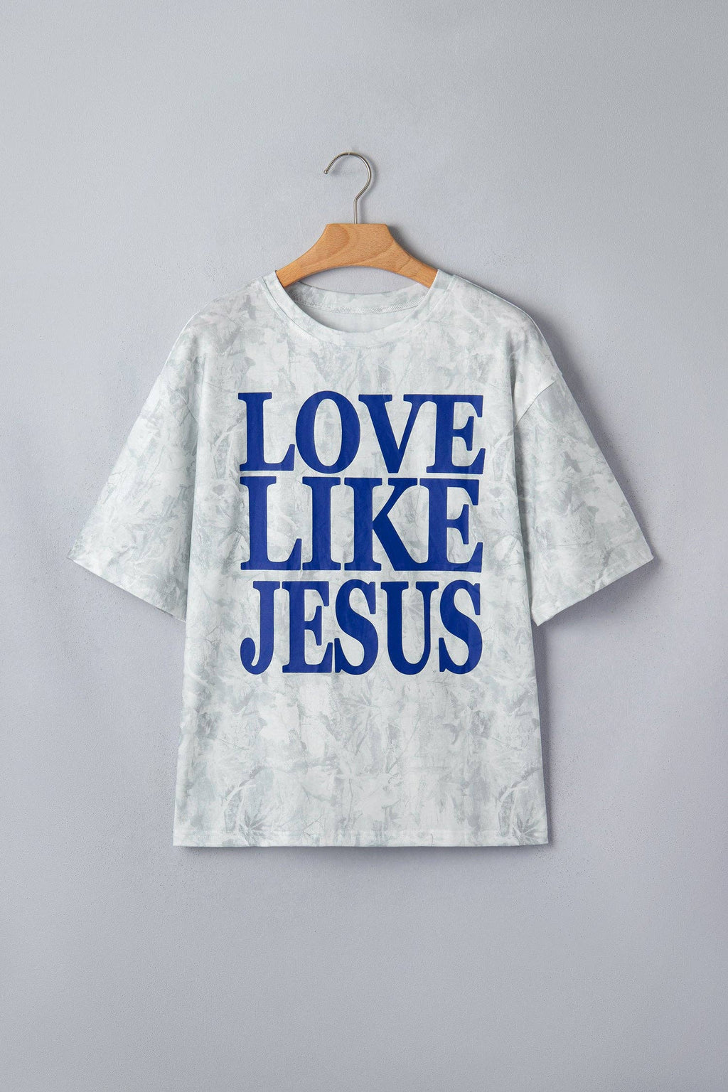PRETTY BASH Love Like Jesus Camo Graphic T-Shirt