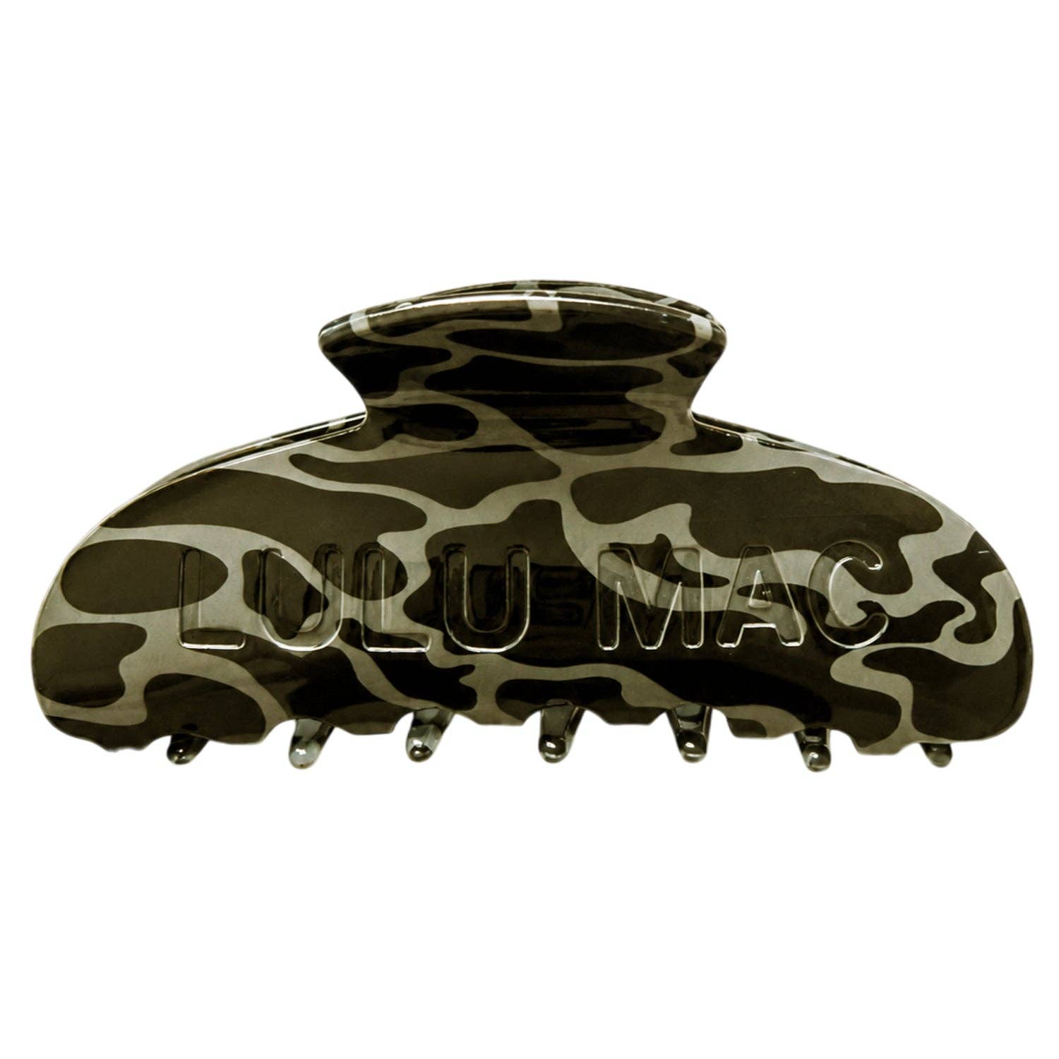 LULU MAC HAIR CLIPS LM-HR-1000-Black Camo
