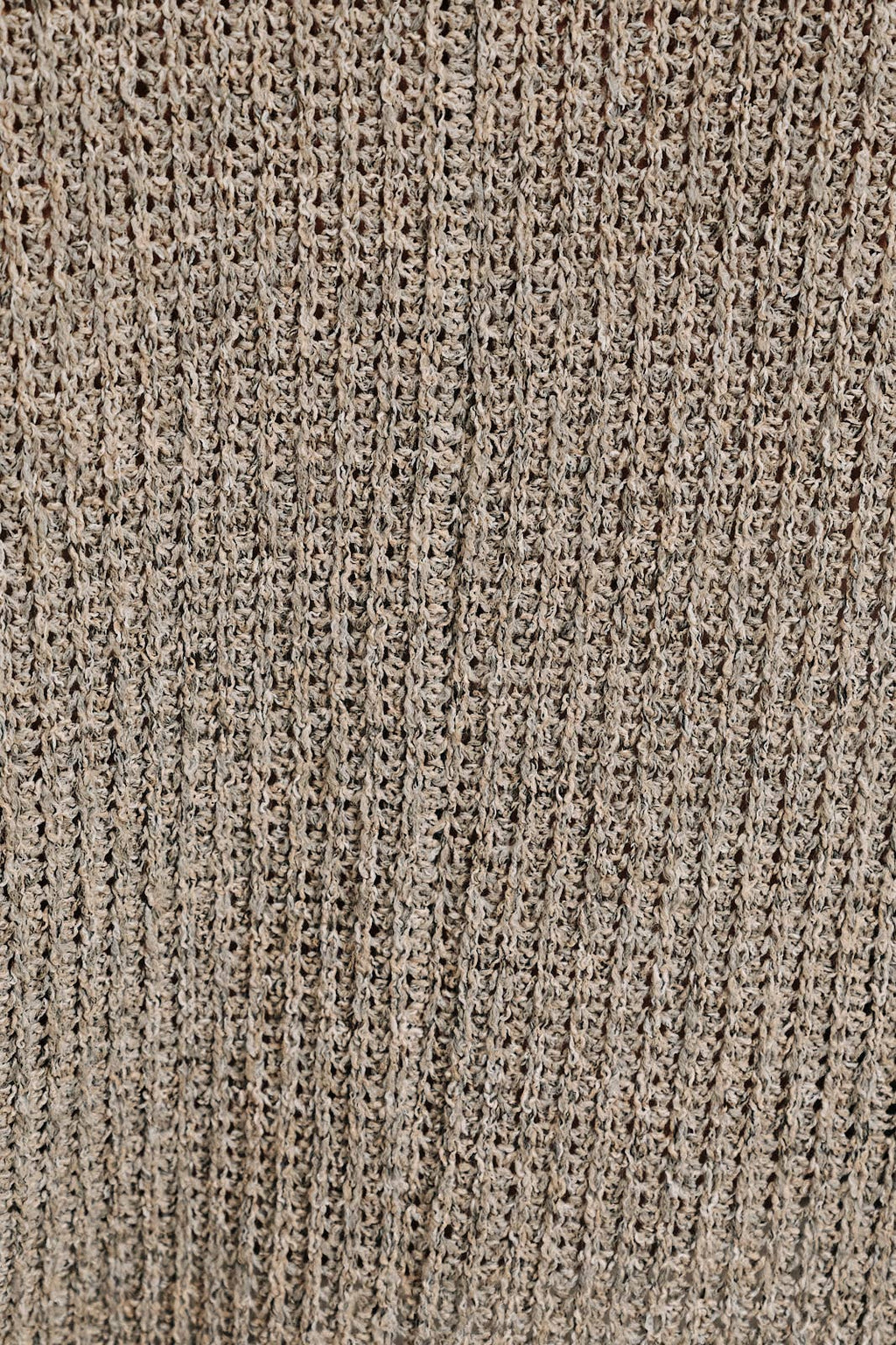 Oatmeal Boucle Crew Neck Kimono Sleeve Top