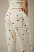 STRAWBERRY PRINT SWEATPANTS
