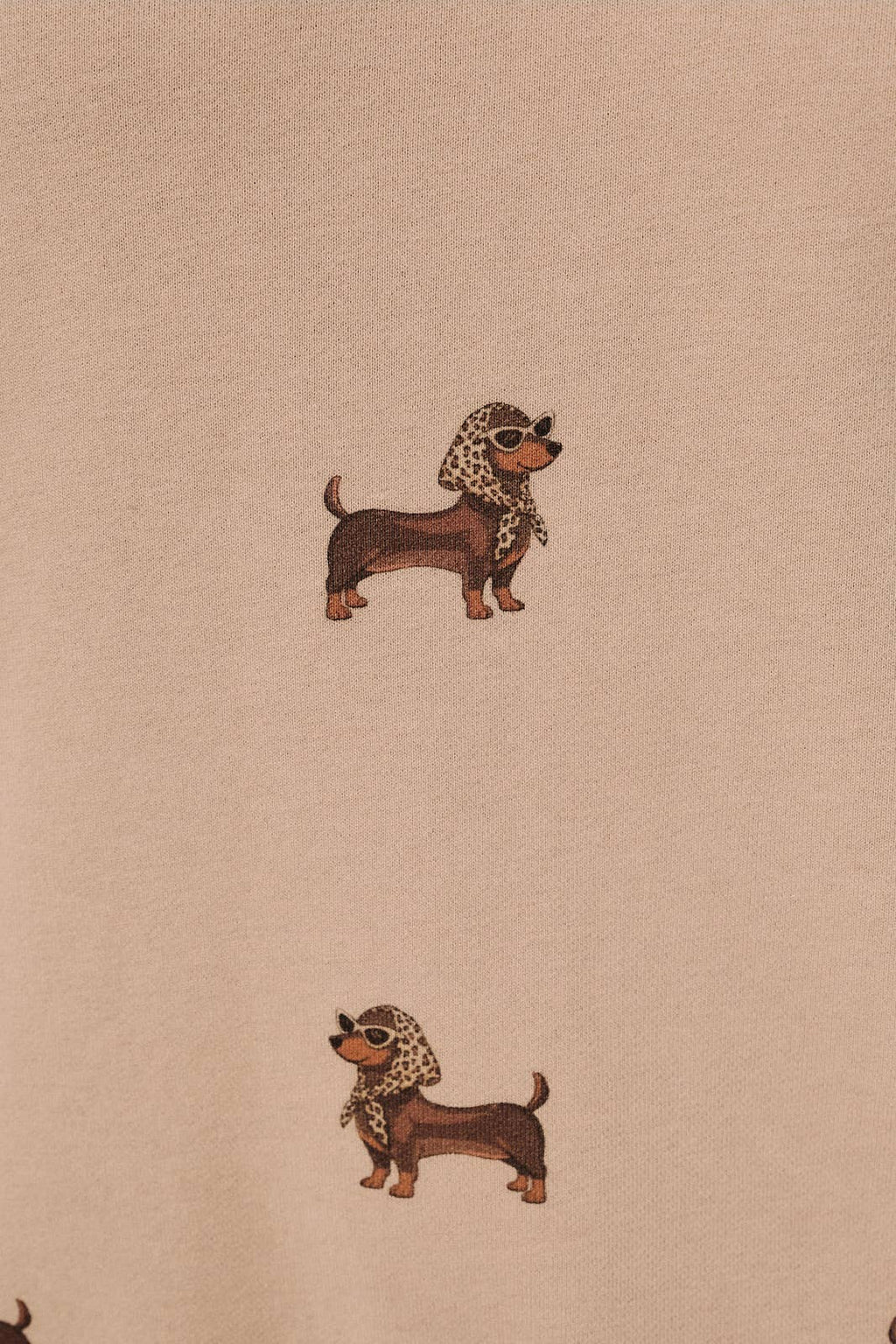 Weenie Dog All Over Print Crew Neck Sweatshirt