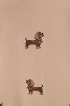 Weenie Dog All Over Print Crew Neck Sweatshirt
