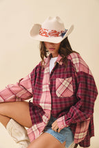 8376EN Kambrie Plaid Flannel Shirt