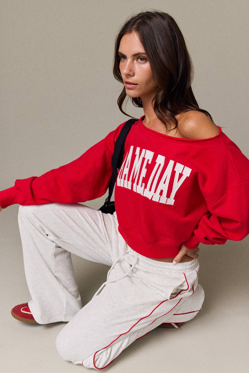 PT17835-6 Sydney Varsity Game Day Sweatshirt