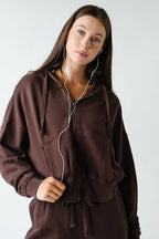 Urban Ease Mineral Wash Hoodie Jacket