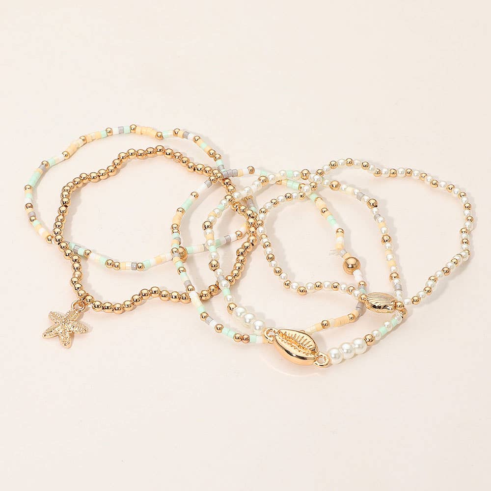 Starfish Multi Layered Bracelets