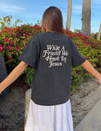 What a Friend in Jesus Heavyweight Tee