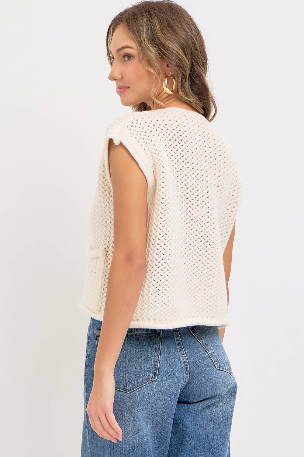 Abby Vest Knit Top