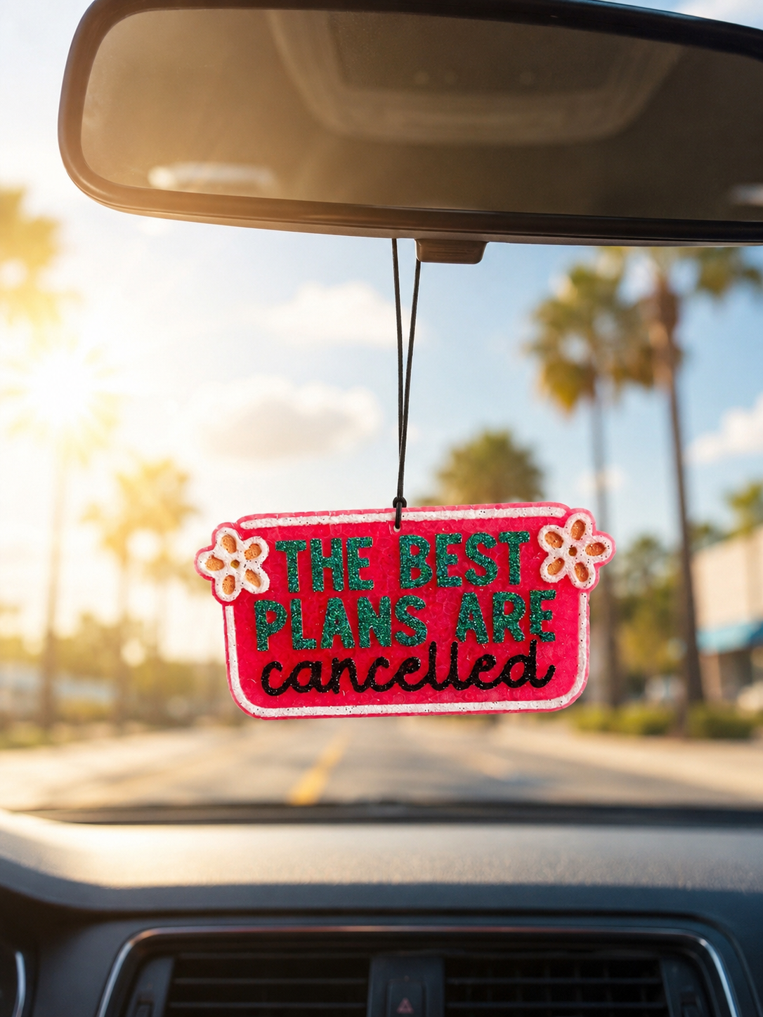 The Best Plans are Cancelled Car Freshie 