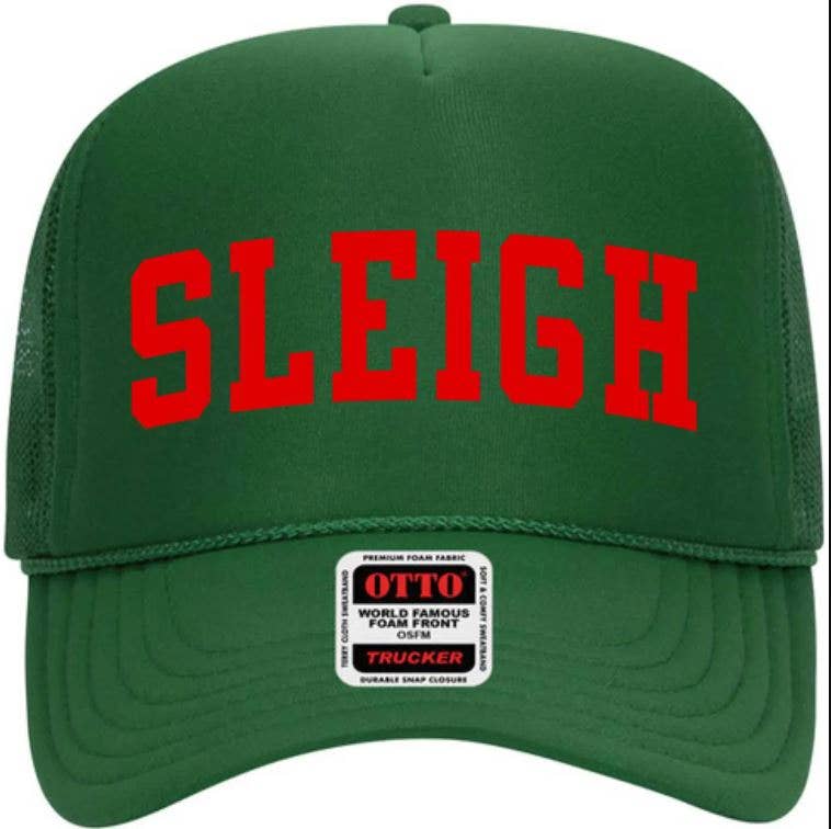 Sleigh Embroidered Trucker Hat