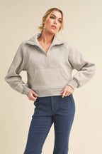 950CK Dove Funnel Neck Half Zip 6