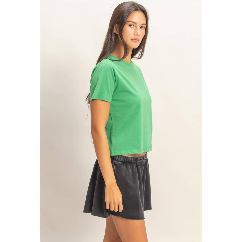 Crew Neck Cotton T-Shirt