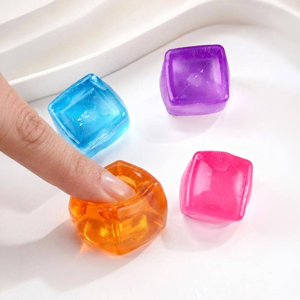 12PCS - Cube Squeeze Squishy Stress Relief Toy