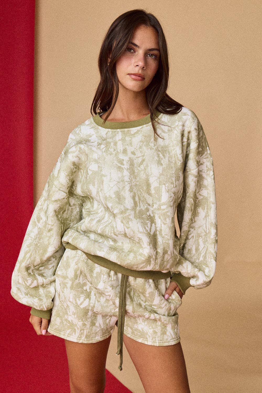 Woodland Camo Crewneck Set