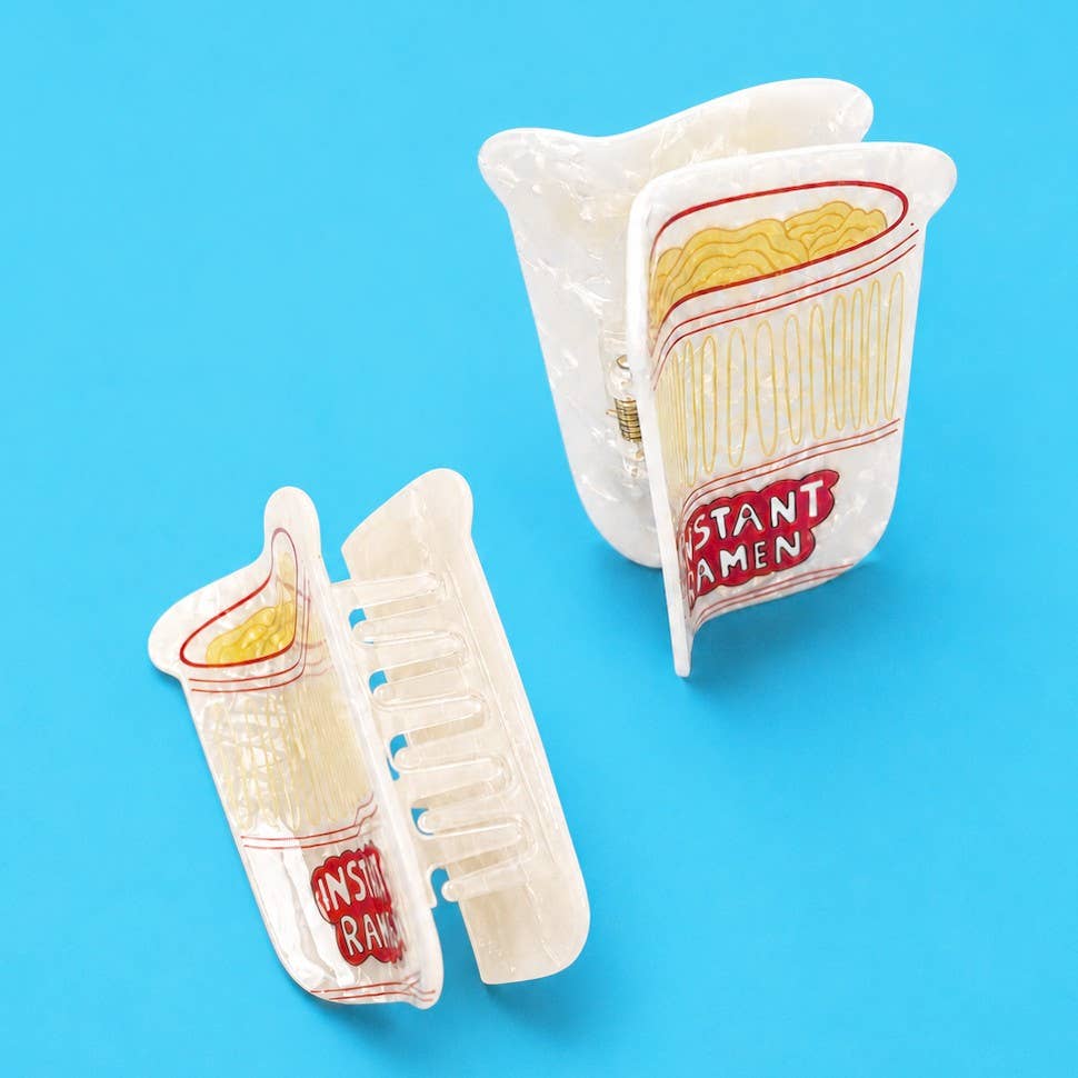 Instant Ramen Cup Hair Claw Clip | 40H1178