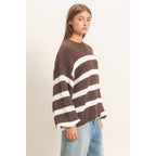 Striped Oversized Sweater
