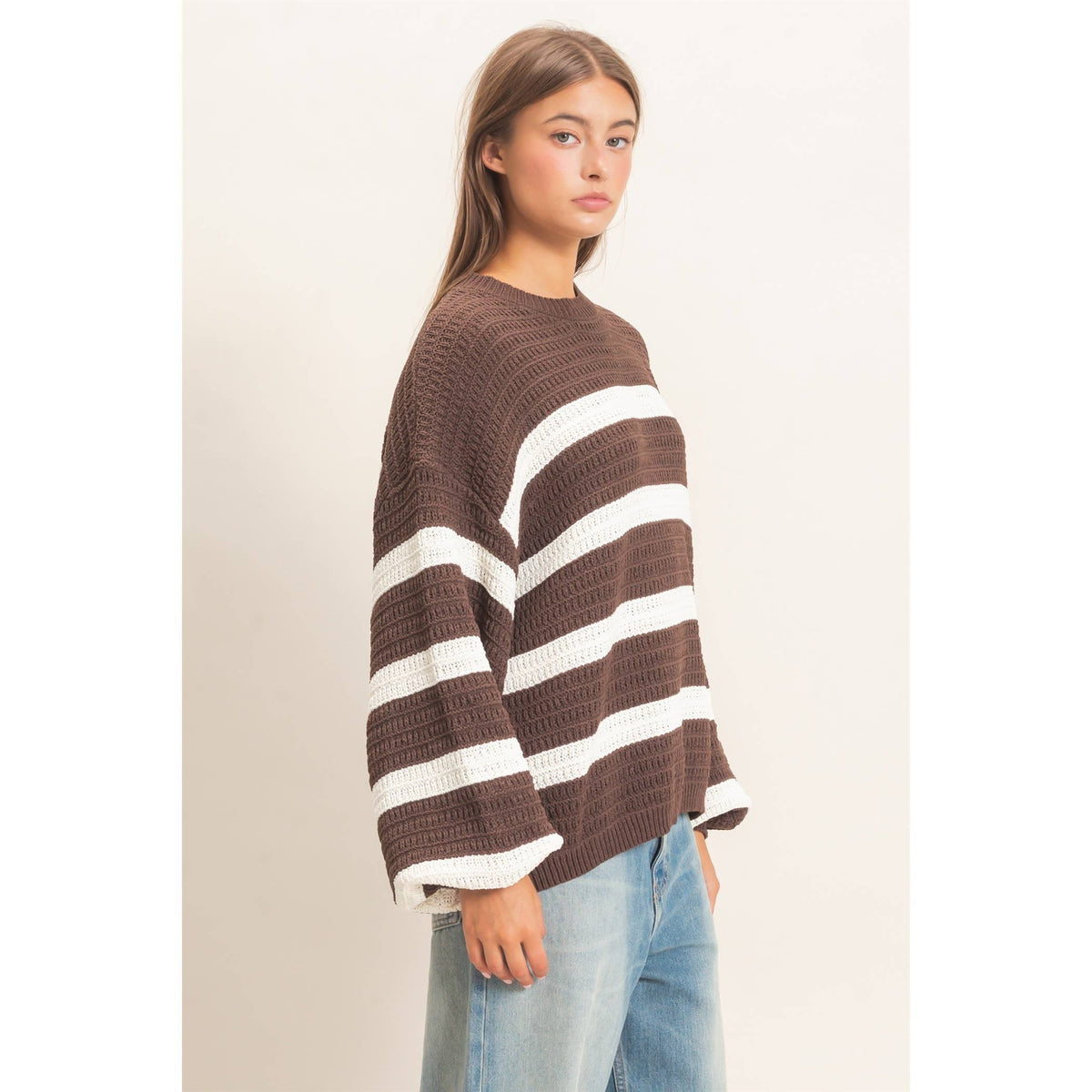 Striped Oversized Sweater