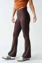 Venice Seamless-Front Flare Pants