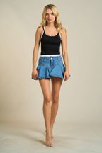54356 CONTRAST HALTER LAYER TOP