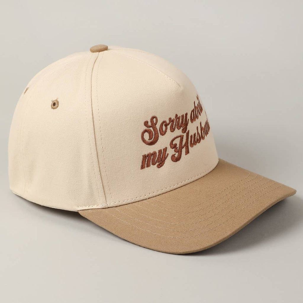 Sorry About My Husband Cap