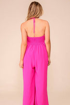Beach Summer Day Airlflow Halter Jumpsuit