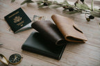 Personalized Leather Passport Cover, Leather Journal, Refillable Custom Notebook Travel Journal, Handmade Journal, Personalized Wedding Gift, Groomsmen Gift, Wedding Gift