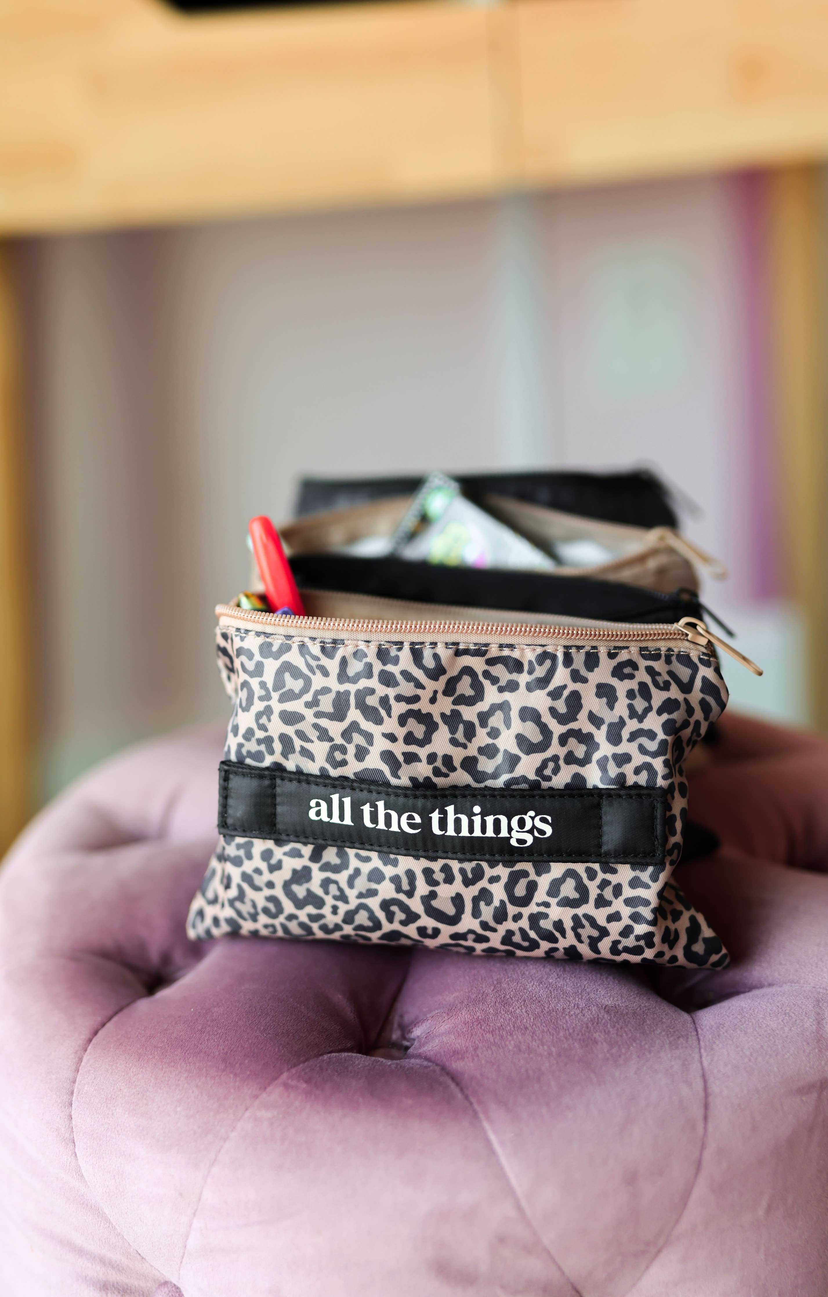 Expandable Organizer – Traditional Cheetah