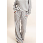 Brushed Waffle Drawstring Pants