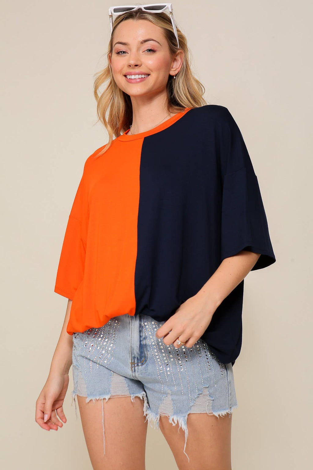 Game Day Multi Color Knit Top 3