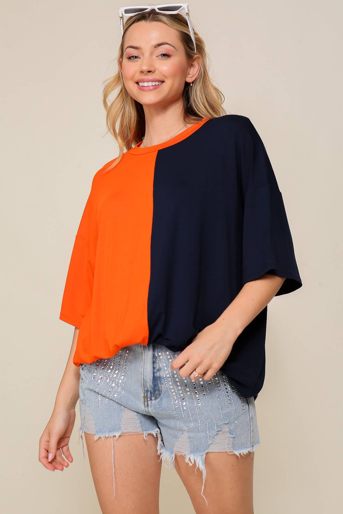 Game Day Multi Color Knit Top 3